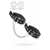 Черные оковы из одного ремешка с люверсами - Pecado - купить с доставкой в Рубцовске