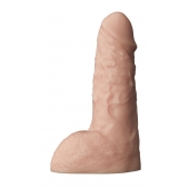 Телесный фаллоудлинитель с мошонкой Cock Next - 19 см. - LOVETOY (А-Полимер) - в Рубцовске купить с доставкой