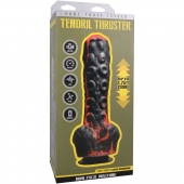 Черно-красная мини-машина на присоске Tendril Thruster - 21,6 см. - Doc Johnson - купить с доставкой в Рубцовске