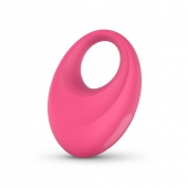 Розовое интерактивное эрекционное виброкольцо Leo - Easy toys - в Рубцовске купить с доставкой