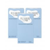 Набор из 3 упаковок ультратонких презервативов Pleasure Lab (по 12 шт.) - Pleasure Lab - купить с доставкой в Рубцовске
