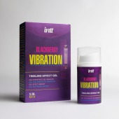 Стимулирующий гель с эффектом вибрации Blackberry Vibration - 15 мл. - INTT - купить с доставкой в Рубцовске