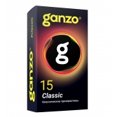 Классические презервативы с обильной смазкой Ganzo Classic - 15 шт. - Ganzo - купить с доставкой в Рубцовске