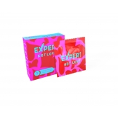 Презервативы с разогревающим эффектом Expert Hot Love - 3 шт. - Expert - купить с доставкой в Рубцовске