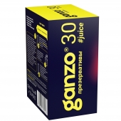 Ароматизированные презервативы Ganzo Juice - 30 шт. - Ganzo - купить с доставкой в Рубцовске