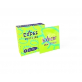 Ультратонкие презервативы Expert Invisible - 3 шт. - Expert - купить с доставкой в Рубцовске