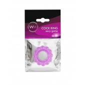 Лиловое эрекционное кольцо с 2 рядами стимулирующих шариков - Erowoman-Eroman - в Рубцовске купить с доставкой