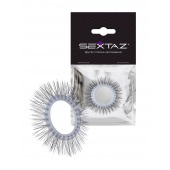 Круглое эрекционное кольцо с «ресничками» - Sextaz - в Рубцовске купить с доставкой