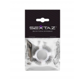 Эластичное кольцо с «ресничками» и 4 шариками - Sextaz - в Рубцовске купить с доставкой