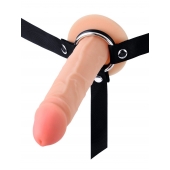 Мужской полый страпон на регулируемых ремнях - 18,5 см. - Sex Expert - купить с доставкой в Рубцовске