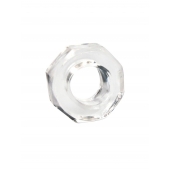 Прозрачное эрекционное кольцо в форме гайки - Sex Expert - в Рубцовске купить с доставкой