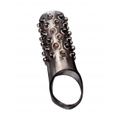 Дымчатая насадка на пенис с выпуклостями - 12 см. - Sex Expert - в Рубцовске купить с доставкой