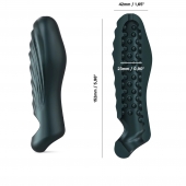 Серая силиконовая насадка на пенис с подхватом Manwan Ryzer - Manwan - в Рубцовске купить с доставкой