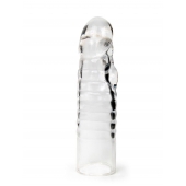 Прозрачная закрытая насадка на член - 15 см. - Sex Expert - в Рубцовске купить с доставкой