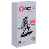 Точечные презервативы OKOTO Dotted - 12 шт. - Sitabella - купить с доставкой в Рубцовске