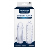 Набор из 2 прозрачных насадок на член Seductive Tickler Sleeves Set - NMC - в Рубцовске купить с доставкой