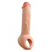 Телесная насадка-удлинитель Thrive 8.75 Inch Realistic Penis Extender Sleeve - 22,2 см. - Blush Novelties - в Рубцовске купить с доставкой