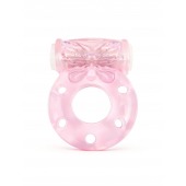 Розовое эрекционное виброкольцо с бабочкой - 1137 - в Рубцовске купить с доставкой