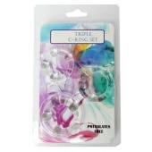 Набор из 3 эрекционных прозрачных колец - Boys of Toys - в Рубцовске купить с доставкой