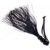 Черная силиконовая плетка - 25,4 см. - Boys of Toys - купить с доставкой в Рубцовске