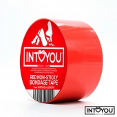 Красный скотч для фиксации Non-Sticky Bondage Tape - 15 м. - Intoyou - купить с доставкой в Рубцовске
