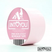 Розовый скотч для фиксации Non-Sticky Bondage Tape - 15 м. - Intoyou - купить с доставкой в Рубцовске