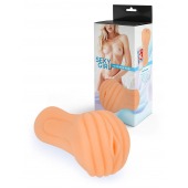 Эластичный мастурбатор в виде вагины телесного цвета - Sexy Girl - в Рубцовске купить с доставкой