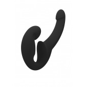 Черный безремневой страпон Share Lite - Fun Factory - купить с доставкой в Рубцовске