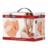 Телесный мастурбатор Liora с 2 любовными тоннелями - Baile - в Рубцовске купить с доставкой