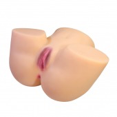 Телесный мастурбатор Liora с 2 любовными тоннелями - Baile - в Рубцовске купить с доставкой