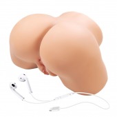 Телесный мастурбатор Olivia с 2 любовными отверстиями - Baile - в Рубцовске купить с доставкой