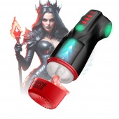 Интерактивный мастурбатор Raven с вакуумом, вибрацией и подсветкой - Shots Media BV - в Рубцовске купить с доставкой