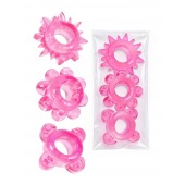 Комплект из 3 розовых эрекционных колец - Erowoman-Eroman - в Рубцовске купить с доставкой