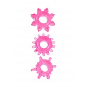 Комплект из трех розовых эрекционных колец - Erowoman-Eroman - в Рубцовске купить с доставкой