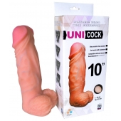 Фаллическая насадка Харнесс UNICOCK 10  - 25 см. - LOVETOY (А-Полимер) - купить с доставкой в Рубцовске