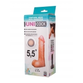 Фаллическая насадка Харнесс UNICOCK 5,5  - 17 см. - LOVETOY (А-Полимер) - купить с доставкой в Рубцовске