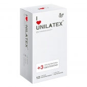 Ультратонкие презервативы Unilatex Ultra Thin - 12 шт. + 3 шт. в подарок - Unilatex - купить с доставкой в Рубцовске