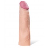 Реалистичная насадка с ярко выраженной головкой - 16,5 см. - A-toys - в Рубцовске купить с доставкой