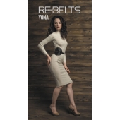 Пояс с клёпками Yona Black - Rebelts - купить с доставкой в Рубцовске