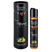 Массажное масло с ароматом экзотических фруктов Huile de Massage Gourmande Fruits Exotiques - 59 мл. - Plaisir Secret - купить с доставкой в Рубцовске
