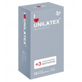 Презервативы с точками Unilatex Dotted - 12 шт. + 3 шт. в подарок - Unilatex - купить с доставкой в Рубцовске