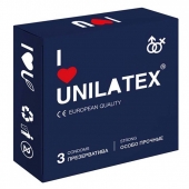 Ультрапрочные презервативы Unilatex Extra Strong - 3 шт. - Unilatex - купить с доставкой в Рубцовске