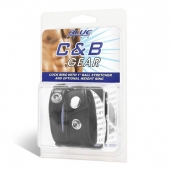 Утяжка для мошонки и пениса Cock Ring With 1  Ball Stretcher And Optional Weight Ring - BlueLine - купить с доставкой в Рубцовске