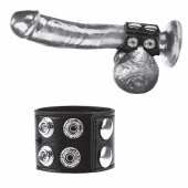 Ремень на член и мошонку 1.5  Cock Ring With Ball Strap - BlueLine - купить с доставкой в Рубцовске
