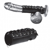 Сбруя на член на шнуровке 5  Cock Sheath - BlueLine - купить с доставкой в Рубцовске