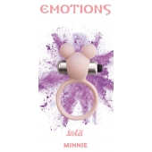 Розовое эрекционное виброколечко Emotions Minnie Light pink - Lola Games - в Рубцовске купить с доставкой