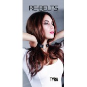 Чёрный кожаный чокер-кляп Tyra Black - Rebelts - купить с доставкой в Рубцовске
