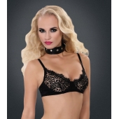 Полиуретановый ошейник с пуклями и D-кольцами Collar with Studs - Blush Novelties - купить с доставкой в Рубцовске