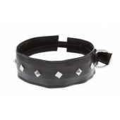 Полиуретановый ошейник с пуклями Collar with Studs - Blush Novelties - купить с доставкой в Рубцовске