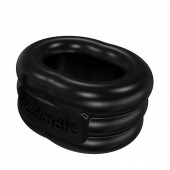 Чёрное эрекционное виброкольцо Stretch - Bathmate - в Рубцовске купить с доставкой